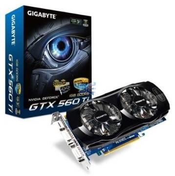 Gigabyte nVidia GeForce GTX 560 Ti, PCI-E, 1GB DDR5, 256Biti + Transport Gratuit - Pret | Preturi Gigabyte nVidia GeForce GTX 560 Ti, PCI-E, 1GB DDR5, 256Biti + Transport Gratuit