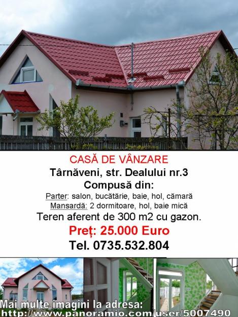 Vand casa in Tarnaveni - Pret | Preturi Vand casa in Tarnaveni