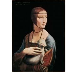 Puzzle Clementoni 500 Leonardo da Vinci : Doamna cu hermina alba - Pret | Preturi Puzzle Clementoni 500 Leonardo da Vinci : Doamna cu hermina alba