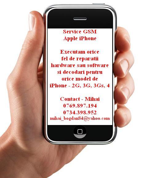 S E R V I C E IPHONE 3G 4 3Gs REPARATII IPHONE 4 3GS 0769.897.194 Bucuresti - Pret | Preturi S E R V I C E IPHONE 3G 4 3Gs REPARATII IPHONE 4 3GS 0769.897.194 Bucuresti