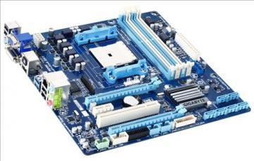 MB F2A75M-D3H A75M FM2 mATX Integrated + PCI-E 2.0, PCI-Ex16, x4, PCI-Ex1*1, PCI*1, 4*DDR3, 6*SATA3, RAID, 4*USB3, 8*USB2, 1*GbLAN, 8ChAudio, DUAL BIOS GIGABYTE - Pret | Preturi MB F2A75M-D3H A75M FM2 mATX Integrated + PCI-E 2.0, PCI-Ex16, x4, PCI-Ex1*1, PCI*1, 4*DDR3, 6*SATA3, RAID, 4*USB3, 8*USB2, 1*GbLAN, 8ChAudio, DUAL BIOS GIGABYTE