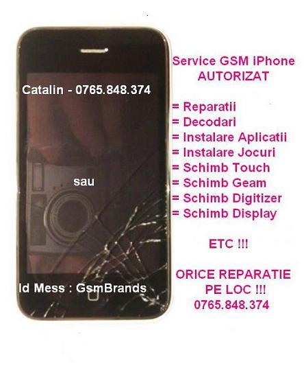 Schimb Touch Screen iPhone 3G 3GS Reparatii Geam Sticla Touch Screen - Pret | Preturi Schimb Touch Screen iPhone 3G 3GS Reparatii Geam Sticla Touch Screen