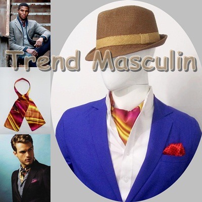 Cravata Ascot Fashion Color Boreal - Pret | Preturi Cravata Ascot Fashion Color Boreal