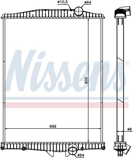 Vand radiator apa Volvo FH12 - Pret | Preturi Vand radiator apa Volvo FH12