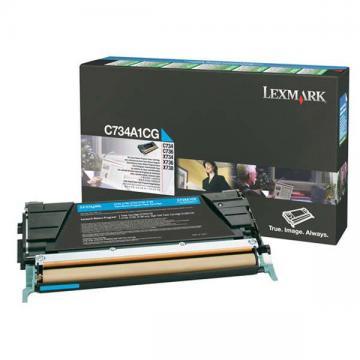 Toner Lexmark C734A1CG Cyan - Pret | Preturi Toner Lexmark C734A1CG Cyan