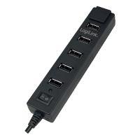 Hub LogiLink UA0124, USB 2.0, 7 porturi (Negru) - Pret | Preturi Hub LogiLink UA0124, USB 2.0, 7 porturi (Negru)