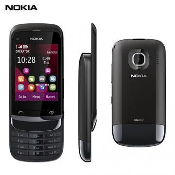 Telefon mobil Nokia C2-03 Touch&amp;Type Dual Sim Chrome Black - Pret | Preturi Telefon mobil Nokia C2-03 Touch&amp;Type Dual Sim Chrome Black