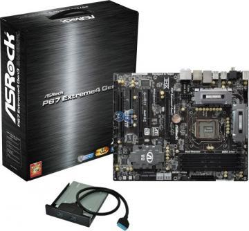 ASRocK P67 Extreme4 Gen3, DDR3, Socket 1155, ATX + Transport Gratuit - Pret | Preturi ASRocK P67 Extreme4 Gen3, DDR3, Socket 1155, ATX + Transport Gratuit