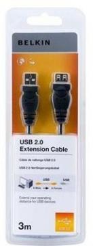 Cablu prelungitor USB (AM-AF) Belkin, 3m, F3U153cp3M - Pret | Preturi Cablu prelungitor USB (AM-AF) Belkin, 3m, F3U153cp3M