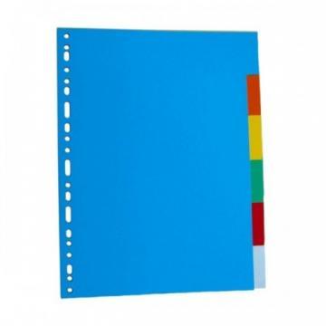 Separatoare carton color 180g/mp, 5/set, LANDS - Pret | Preturi Separatoare carton color 180g/mp, 5/set, LANDS