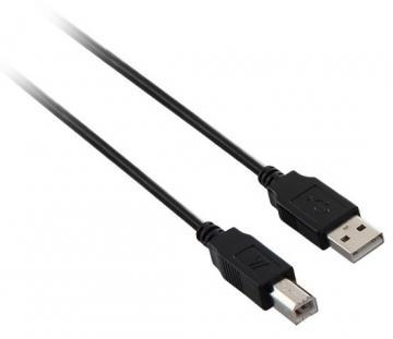 Cablu USB 2.0, USB A - USB B, tata-tata, 3m, negru, V7 (V7E2USB2AB-03M) - Pret | Preturi Cablu USB 2.0, USB A - USB B, tata-tata, 3m, negru, V7 (V7E2USB2AB-03M)