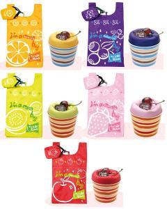 Sunshine Mousse Cake Shopping Bags (Set of 5 Assorted Colours) - Pret | Preturi Sunshine Mousse Cake Shopping Bags (Set of 5 Assorted Colours)