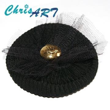 Brosa handmade Black Flower - Pret | Preturi Brosa handmade Black Flower