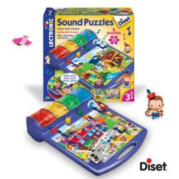 Puzzle electronic Diset - 4 planse x 35 piese - Pret | Preturi Puzzle electronic Diset - 4 planse x 35 piese