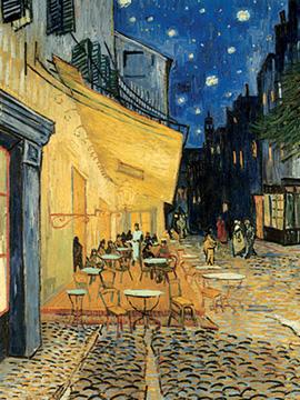 Puzzle Ravensburger 1000 Van Gogh: Cafe Terrace at Night - Pret | Preturi Puzzle Ravensburger 1000 Van Gogh: Cafe Terrace at Night