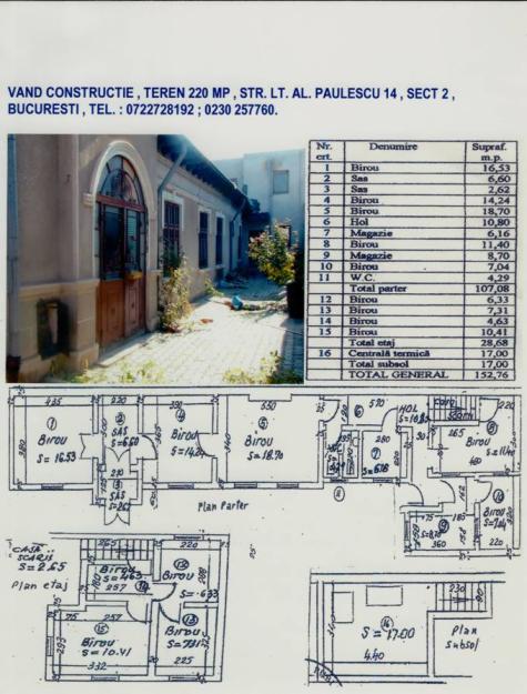 Teren sectro r ,3589 mp,Bucuresti,ultracentral - Pret | Preturi Teren sectro r ,3589 mp,Bucuresti,ultracentral