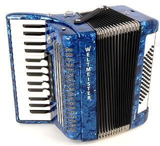 Acordeon Weltmeister Kristall 30/60/III/5 Blau - Pret | Preturi Acordeon Weltmeister Kristall 30/60/III/5 Blau