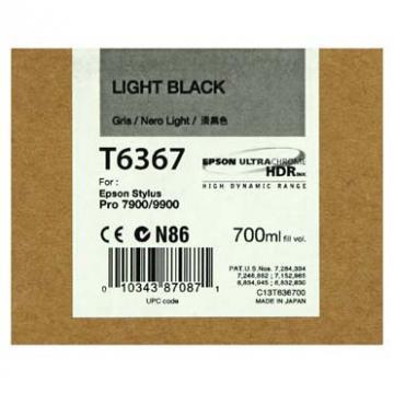 Cartus pentru Stylus Pro 7900/9900, light black, 700ml, C13T636700 Epson - Pret | Preturi Cartus pentru Stylus Pro 7900/9900, light black, 700ml, C13T636700 Epson