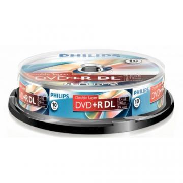 DVD+R 8.5GB Double layer (10 buc. Spindle, 8x) PHILIPS - Pret | Preturi DVD+R 8.5GB Double layer (10 buc. Spindle, 8x) PHILIPS