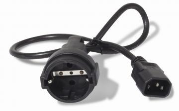 Power Cord, C14 to CEE 7/7 Schuko, 0.6m, APC AP9880 - Pret | Preturi Power Cord, C14 to CEE 7/7 Schuko, 0.6m, APC AP9880