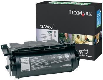 Toner Lexmark 12A7460, negru - Pret | Preturi Toner Lexmark 12A7460, negru