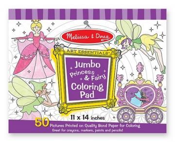 Melissa Doug Caiet jumbo cu desene pentru colorat Printese si zane - Pret | Preturi Melissa Doug Caiet jumbo cu desene pentru colorat Printese si zane