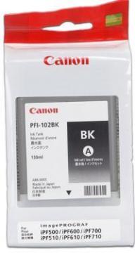 Cartus Canon PFI-102BK, negru - Pret | Preturi Cartus Canon PFI-102BK, negru