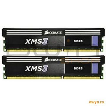Corsair DDR3 8GB 1600MHz, KIT 2x4GB, 9-9-9-24, radiator XMS3, dual channel - Pret | Preturi Corsair DDR3 8GB 1600MHz, KIT 2x4GB, 9-9-9-24, radiator XMS3, dual channel