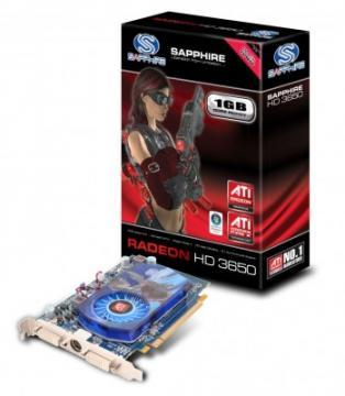 Placa video Sapphire ATI HD3650 1GB DDR2 - Pret | Preturi Placa video Sapphire ATI HD3650 1GB DDR2