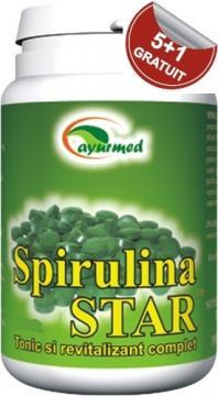 Spirulina Star *50tab PROMO 5+1 GRATIS - Pret | Preturi Spirulina Star *50tab PROMO 5+1 GRATIS