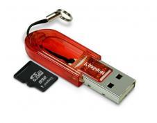 Card Reader microSD USB 2.0 Rosu - Pret | Preturi Card Reader microSD USB 2.0 Rosu