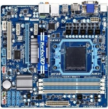 Gigabyte 880GMA-USB3, FSB HT5200, DDR1866, Socket AM3+, USB3, S-ATA 3, mATX - Pret | Preturi Gigabyte 880GMA-USB3, FSB HT5200, DDR1866, Socket AM3+, USB3, S-ATA 3, mATX