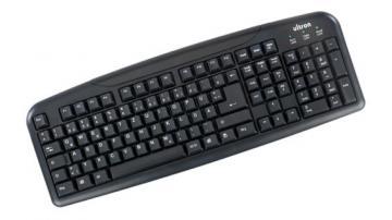 Tastatura cu fir UMT-400, 107 taste, USB, neagra, Ultron (76801) - Pret | Preturi Tastatura cu fir UMT-400, 107 taste, USB, neagra, Ultron (76801)