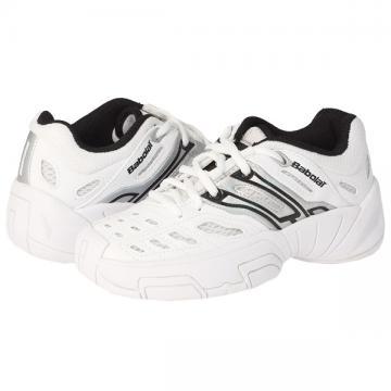 Pantofi sport copii Babolat Indoor white-black - Pret | Preturi Pantofi sport copii Babolat Indoor white-black