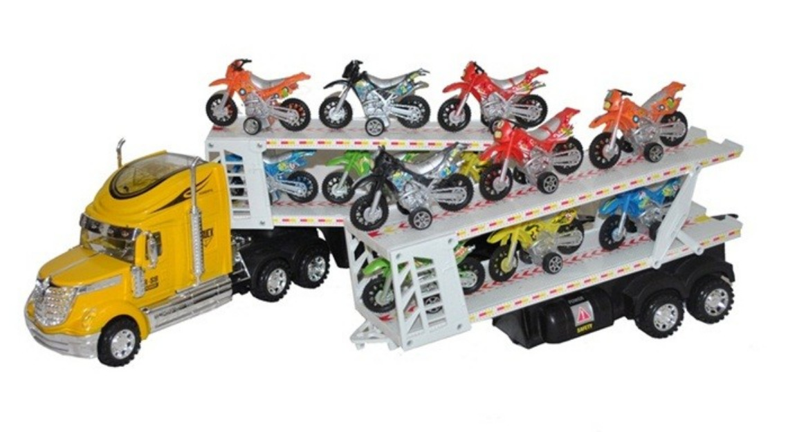 Camion urias cu 12 motociclete cu frictiune ZAN25/1 - Pret | Preturi Camion urias cu 12 motociclete cu frictiune ZAN25/1