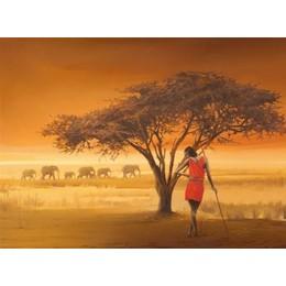 Puzzle Ravensburger 500 African Masai - Pret | Preturi Puzzle Ravensburger 500 African Masai