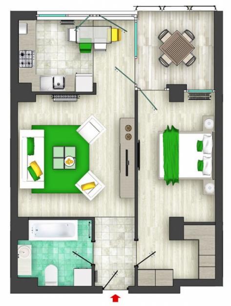 Apartament premium la UTA de 2 camere - Pret | Preturi Apartament premium la UTA de 2 camere