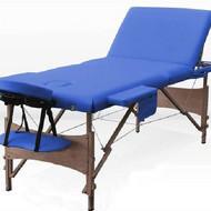 Masa pentru masaj cu sectiuni rabatabile structura lemn si 3 sectiuni. - Pret | Preturi Masa pentru masaj cu sectiuni rabatabile structura lemn si 3 sectiuni.