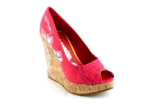 Pantofi platforme ED HARDY femei - sc0101w_coral - Pret | Preturi Pantofi platforme ED HARDY femei - sc0101w_coral