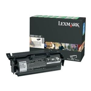 Toner Lexmark X651H11E Negru - Pret | Preturi Toner Lexmark X651H11E Negru