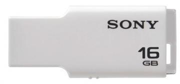 USB 2.0 Stick MicroVault 16GB Sony USM16GM, mini, alb - Pret | Preturi USB 2.0 Stick MicroVault 16GB Sony USM16GM, mini, alb