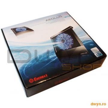 Laptop cooling pad Enermax Aeolus Premium, Compatibil cu laptopuri de pana la 17", aluminiu,negru, v - Pret | Preturi Laptop cooling pad Enermax Aeolus Premium, Compatibil cu laptopuri de pana la 17", aluminiu,negru, v