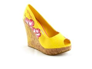 Pantofi platforme ED HARDY femei - sc0104w_yellow - Pret | Preturi Pantofi platforme ED HARDY femei - sc0104w_yellow