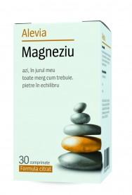 Alevia Magneziu (Formula Citrat) *30cpr - Pret | Preturi Alevia Magneziu (Formula Citrat) *30cpr