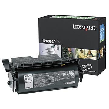 Toner Lexmark 12A6830, negru - Pret | Preturi Toner Lexmark 12A6830, negru