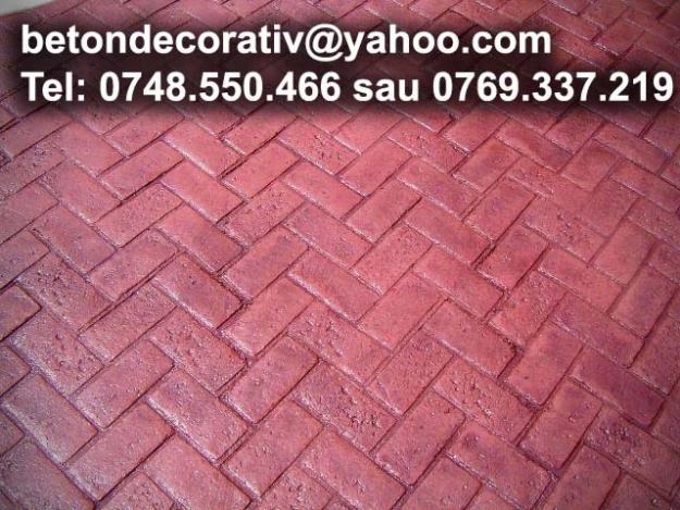 Pavaj beton amprentat Arad - oferta preturi - Pret | Preturi Pavaj beton amprentat Arad - oferta preturi