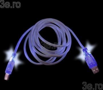 Sharkoon Luminous USB 2m blue - Pret | Preturi Sharkoon Luminous USB 2m blue