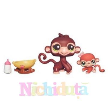 Littlest PetShop Mama si Bebelusul Maimu - Pret | Preturi Littlest PetShop Mama si Bebelusul Maimu