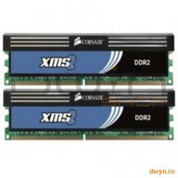 Corsair KIT 2x2 DDR2 4GB 800Mhz XMS2, 5-5-5-18 - Pret | Preturi Corsair KIT 2x2 DDR2 4GB 800Mhz XMS2, 5-5-5-18