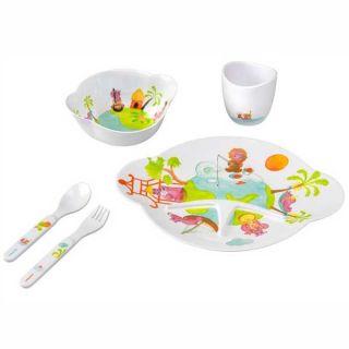 Set tacamuri pentru calatorie Hippo - Pret | Preturi Set tacamuri pentru calatorie Hippo